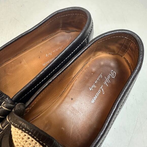 Ralph Lauren Purple Label Chalmers Spectator Penny Loafer Made in Italy 10.5